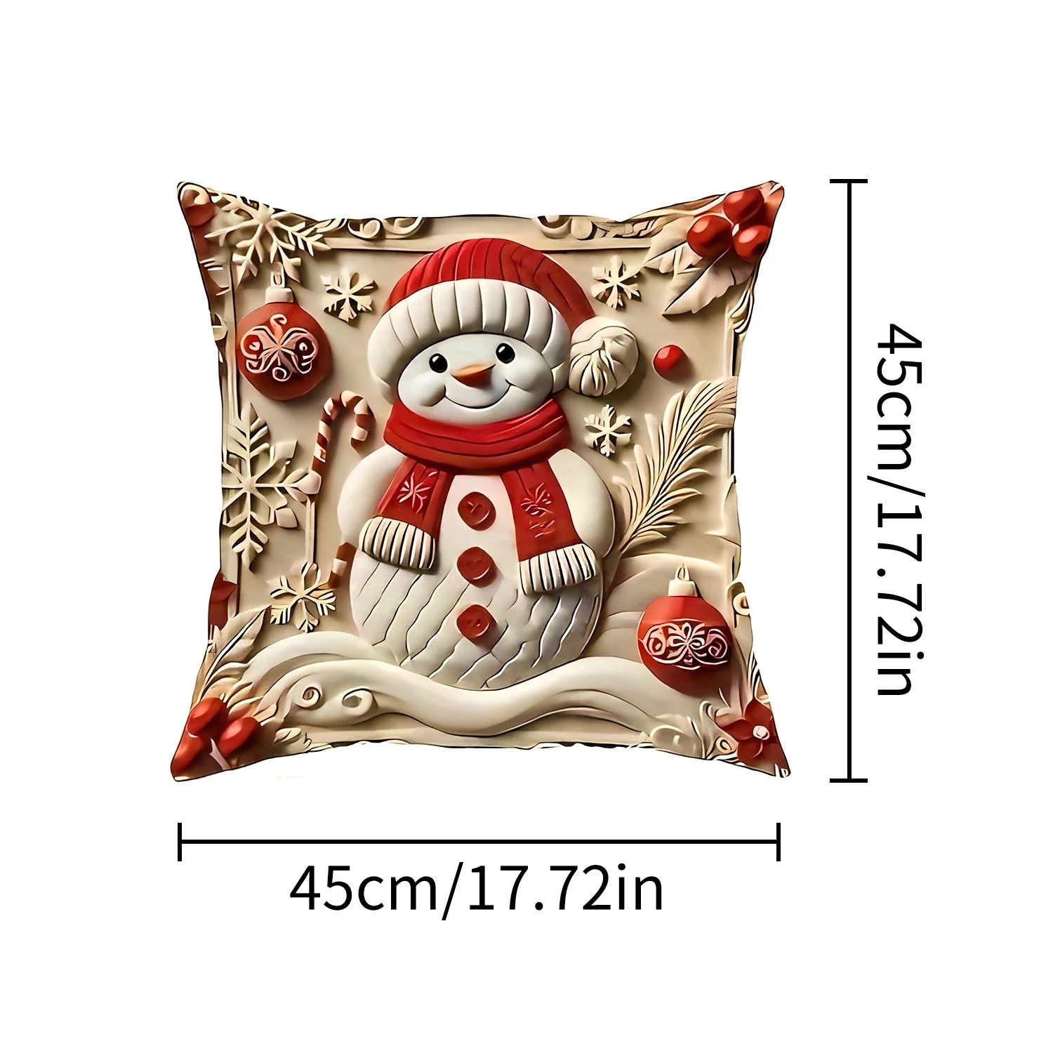 Santa Christmas Pillow Cover