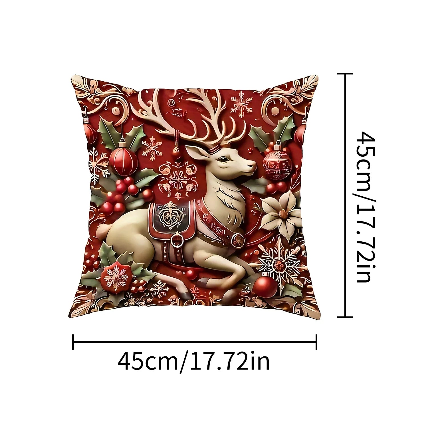 Santa Christmas Pillow Cover