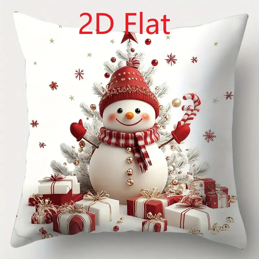 Santa Christmas Pillow Cover