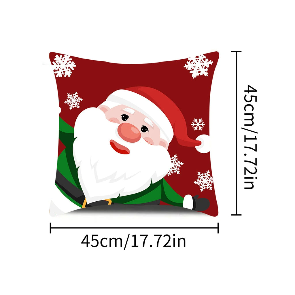 Santa Christmas Pillow Cover