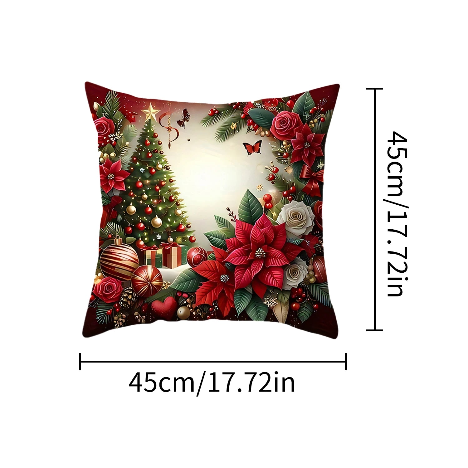 Santa Christmas Pillow Cover