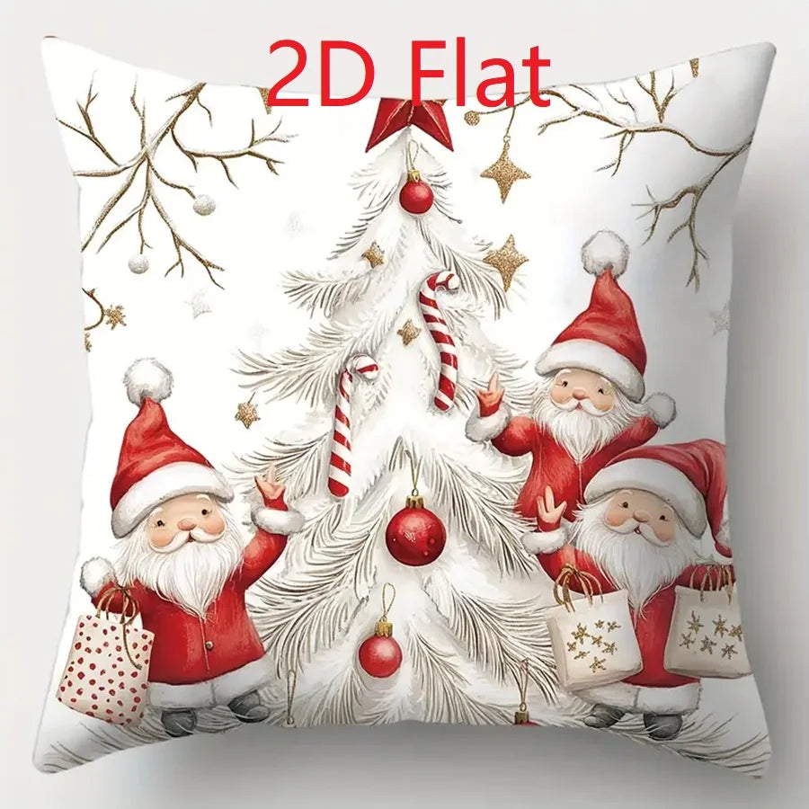 Santa Christmas Pillow Cover