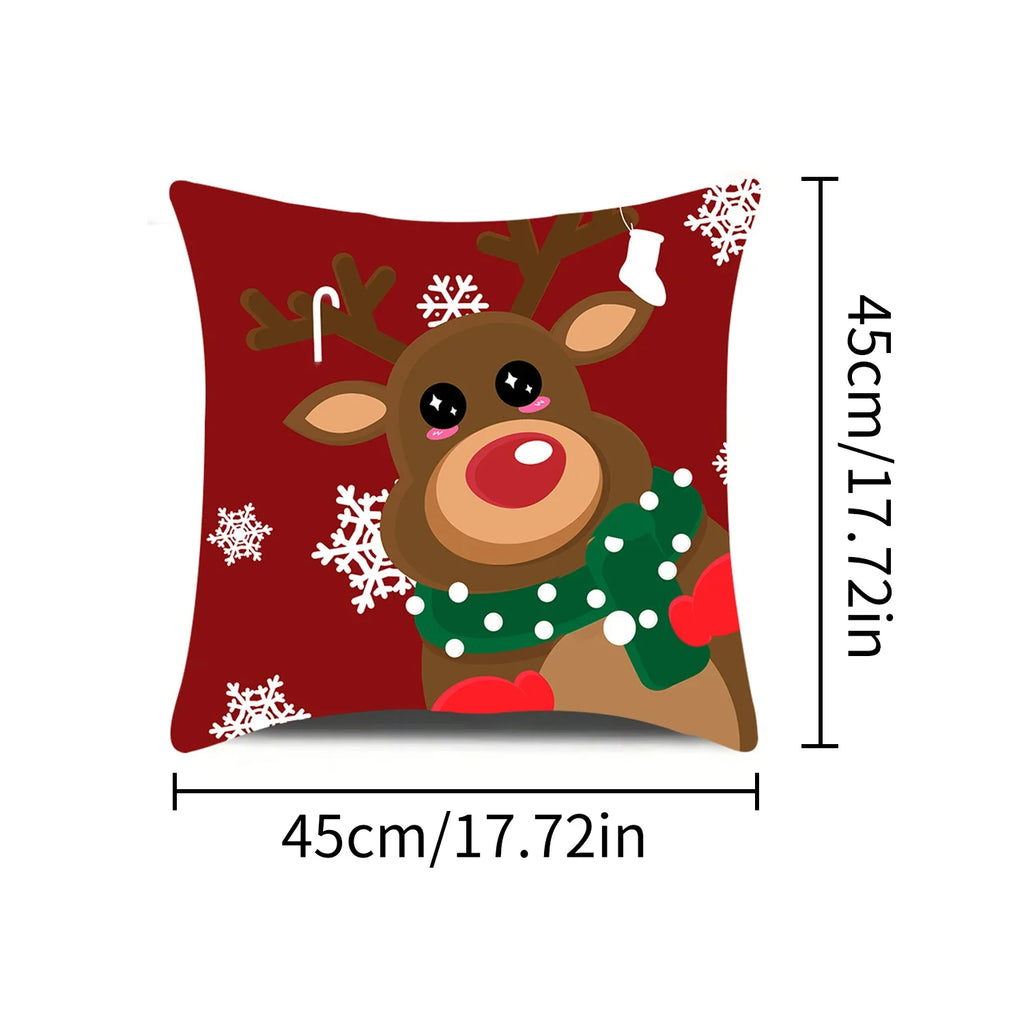 Santa Christmas Pillow Cover