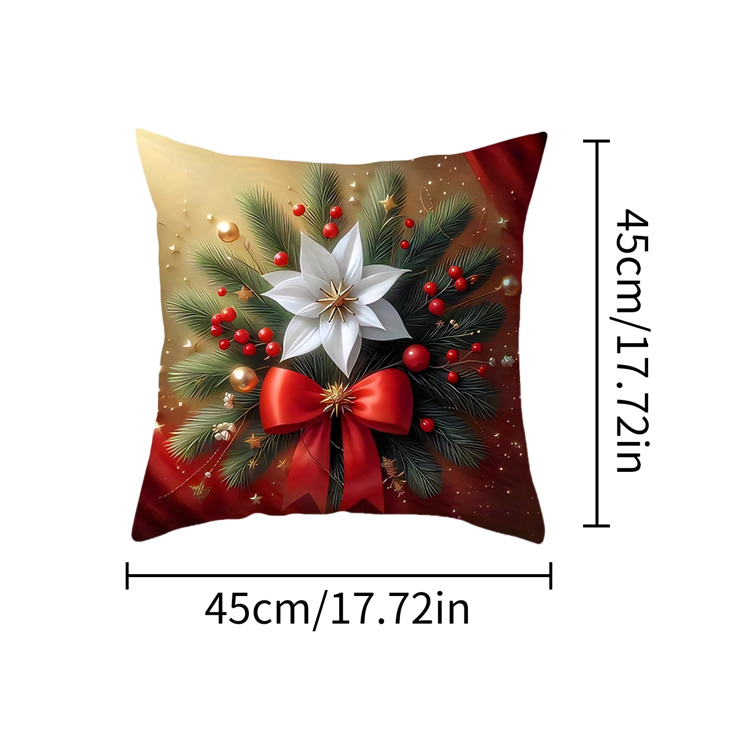 Santa Christmas Pillow Cover
