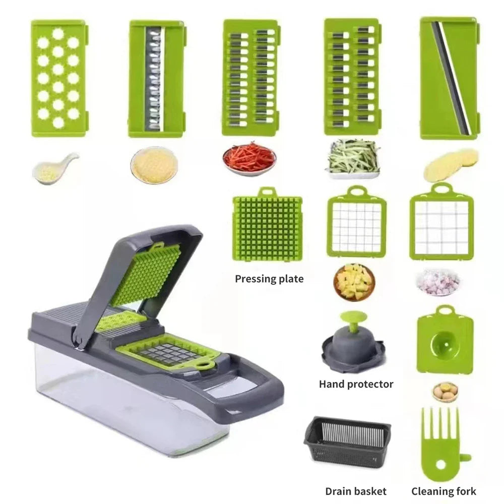 Kitchen Charm™ 12/16PCS Vegetable Cutter Set